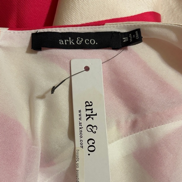 Ark & Co Pink and White Striped Fit & Flare Dress - Picture 6 of 8